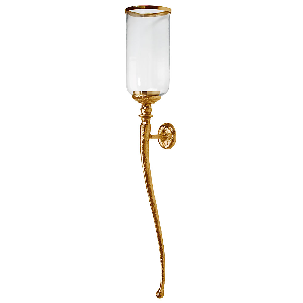 XC-22404G Gold Wall Candle Holder